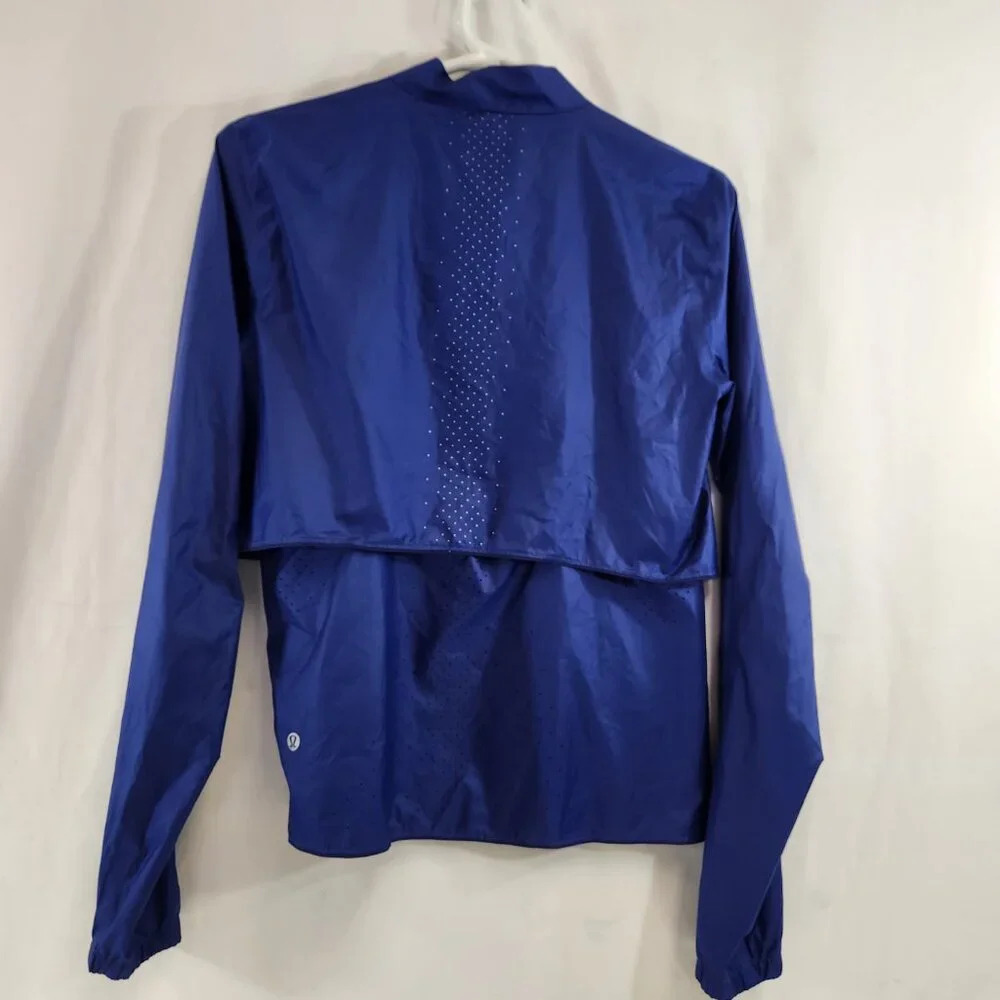 Lululemon Deep Inhale Jacket Size 6 Tanzanite Blue - Picture 6 of 9